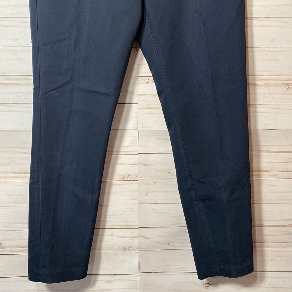 Zara Basic Navy Blue Side Pockets Pants - Picture 7 of 14